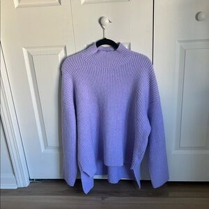 Lucy Paris Lilac Turtleneck Sweater